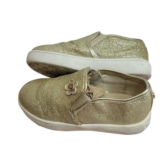 Michael Kors gold slip on Sneaker 9 - Picture 6 of 8